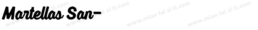 Martellas San字体转换